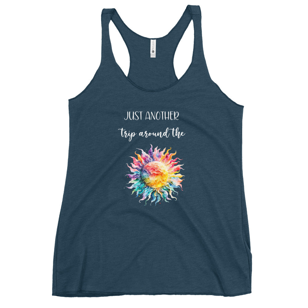 trip around the sun racerback tank