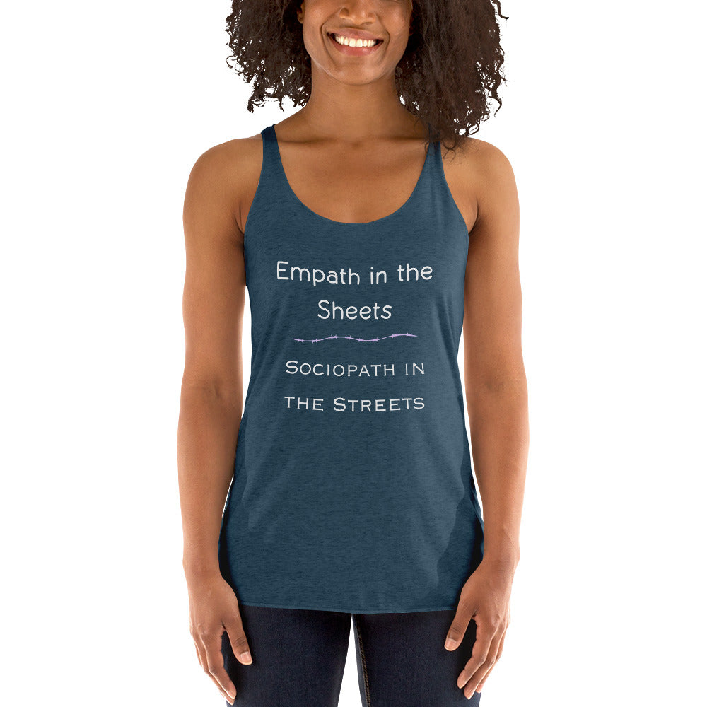 empath/sociopath racerback tank