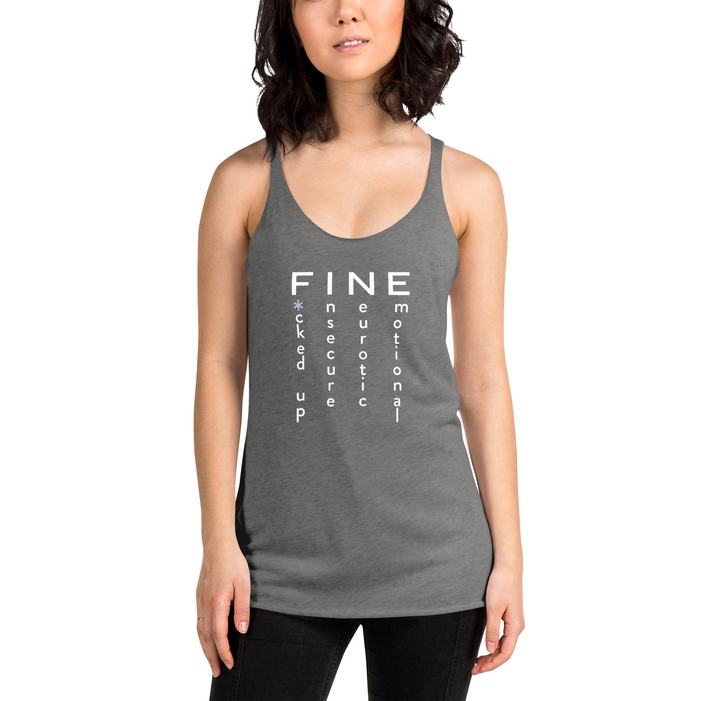 fine racerback tank