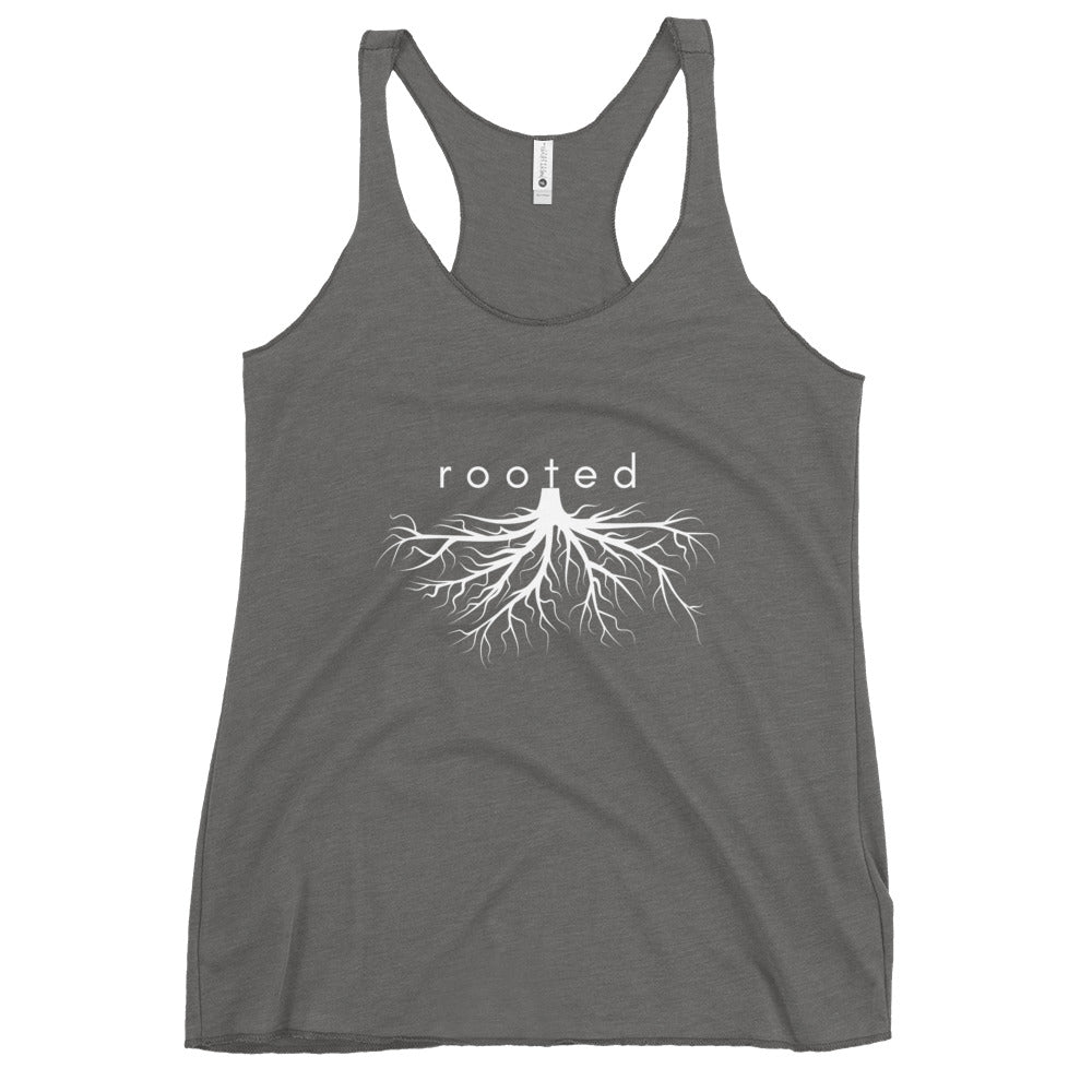 rooted chakra racerback tank