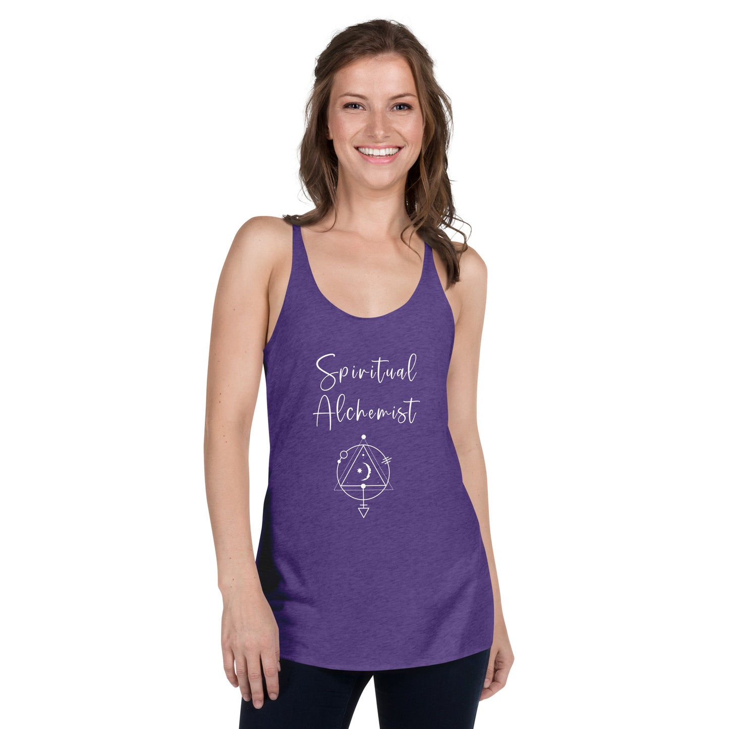 spiritual alchemist racerback tank