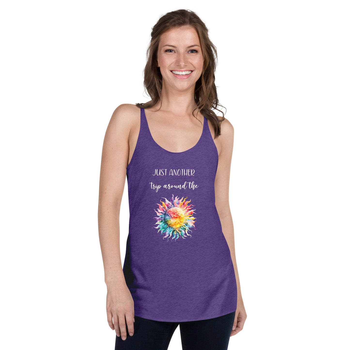 trip around the sun racerback tank