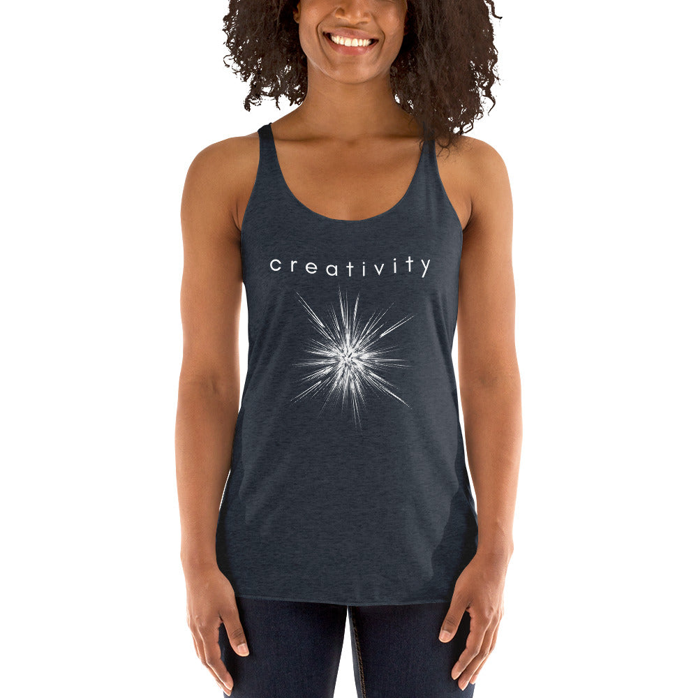 creativity chakra racerback tank