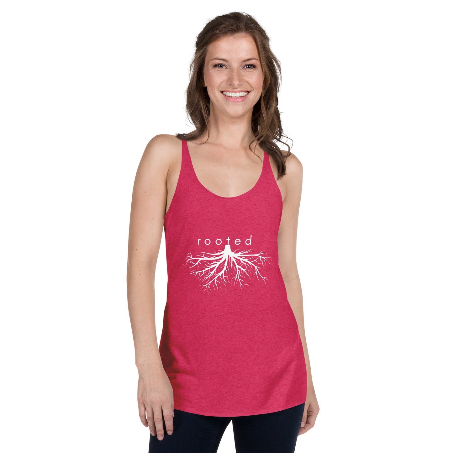 rooted chakra racerback tank